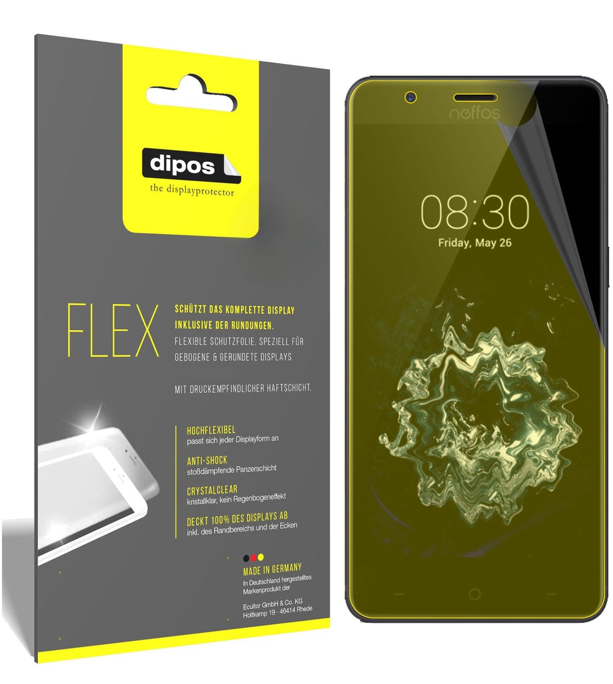 3x 3D Full Cover Schutzfolie für TP-Link Neffos N1 (1)