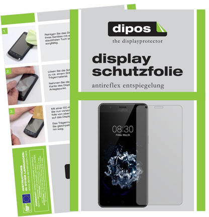 2x Schutzfolie matt für TP-Link Neffos N1 Display- (1)