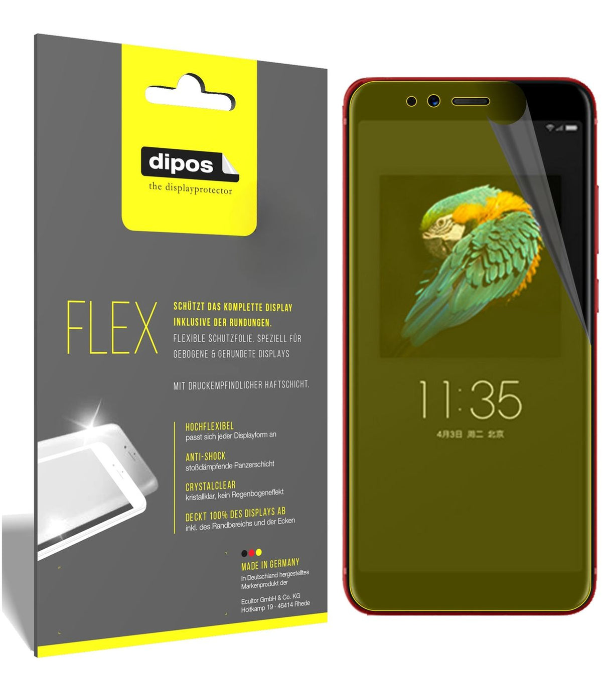 2x 3D Full Cover Schutzfolie für Lenovo S5 (2018) (2)