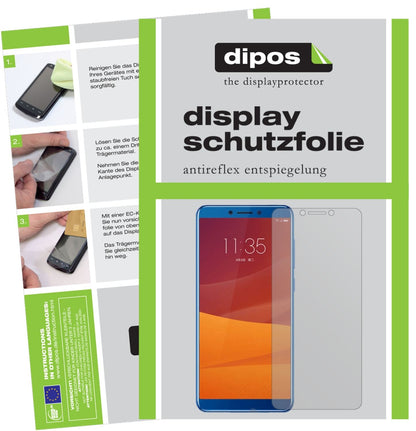 6x Schutzfolie matt für Lenovo K5 (2018) Display-S (1)