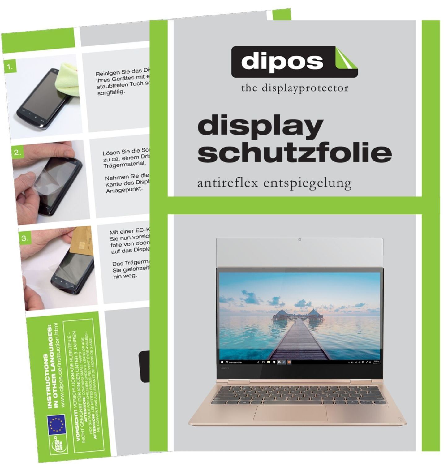 1x Schutzfolie matt für Lenovo Yoga 730-13IKB (13. (2)