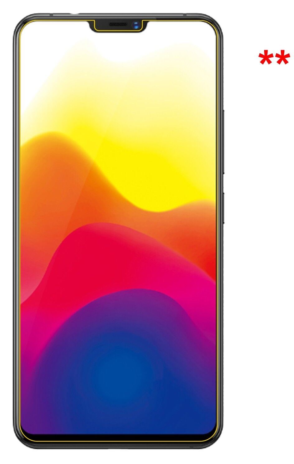 5x Schutzfolie klar für Vivo X21 Display-Schutzfol (5)