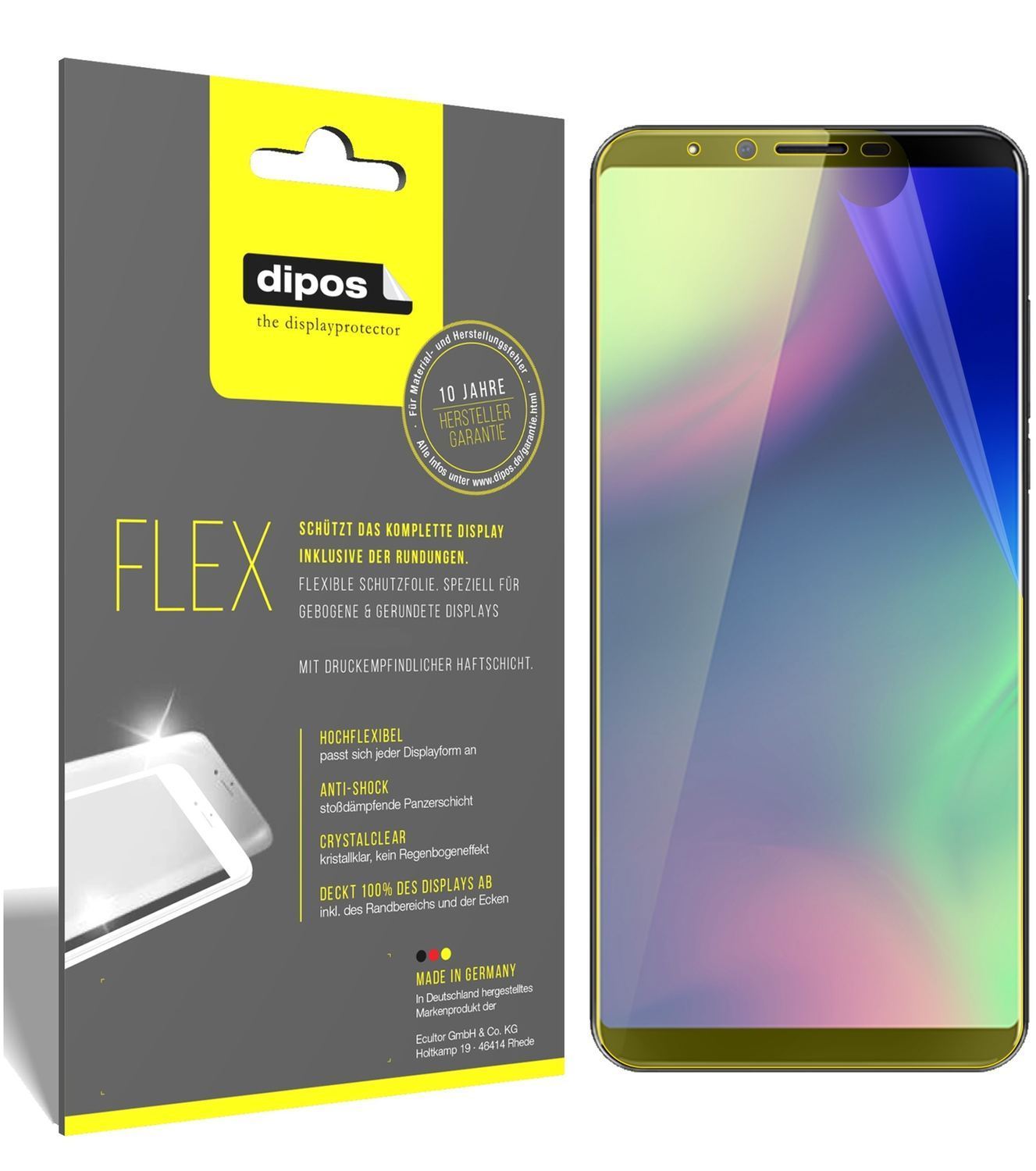 3x 3D Full Cover Schutzfolie für Cubot X18 Plus (1)