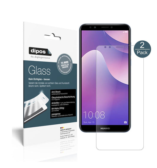 2x 9H Schutzfolie matt für Huawei Y7 Prime (2018)  (1)