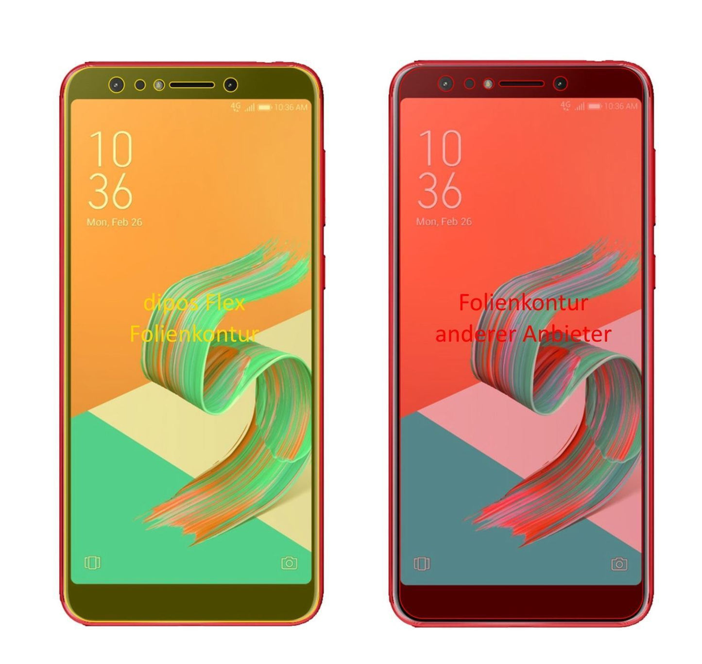 3x 3D Full Cover Schutzfolie für Asus Zenfone 5 Li (2)