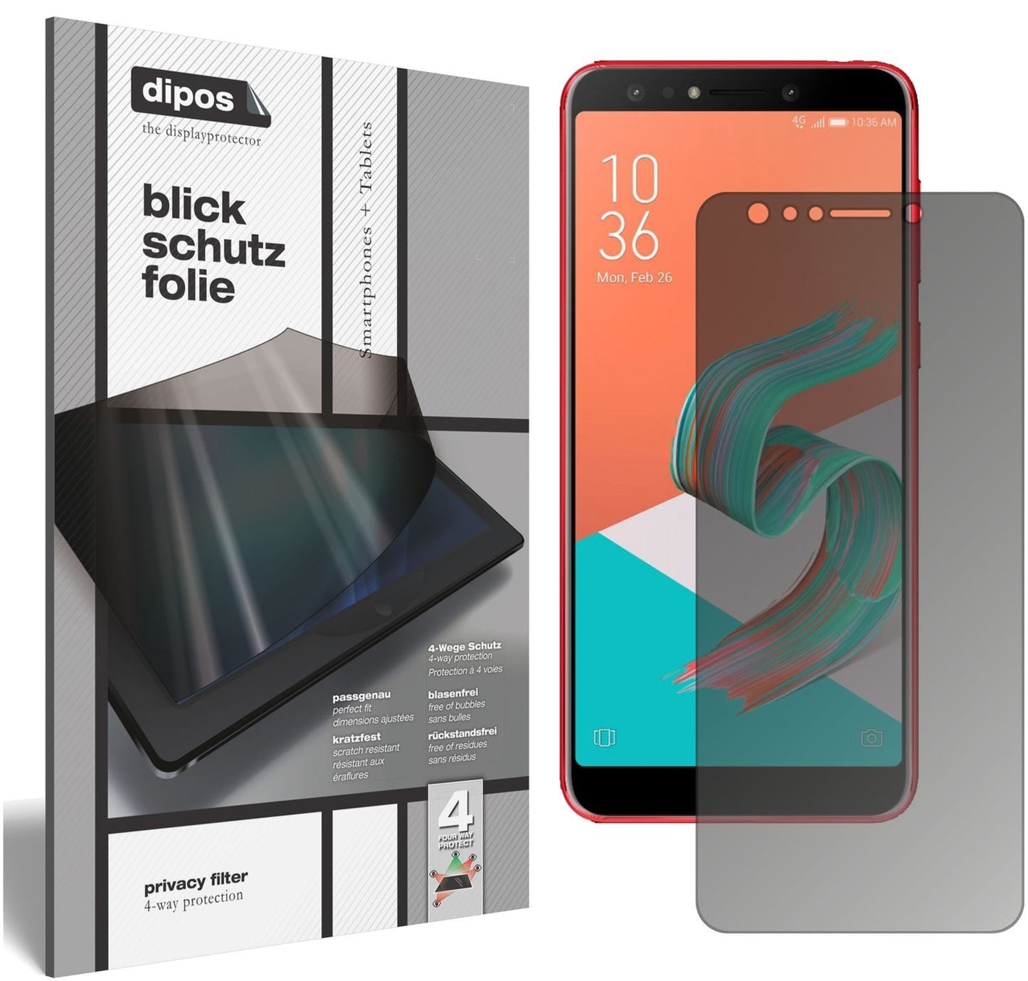 Blickschutzfolie für Asus Zenfone 5 Lite (ZC600KL) (1)