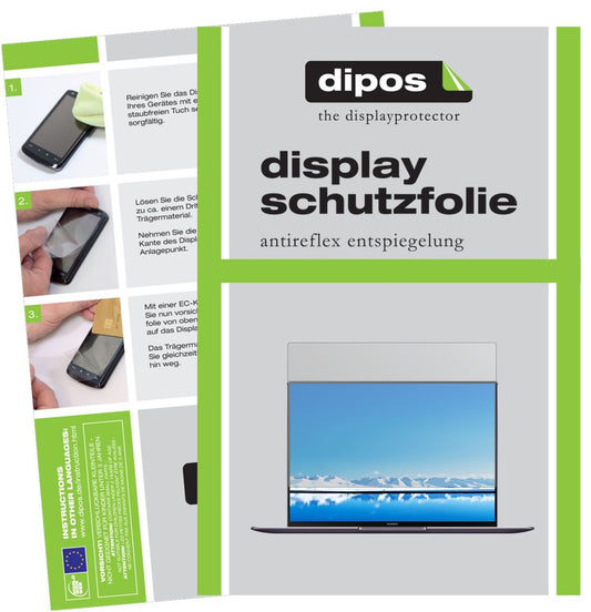 2x Schutzfolie matt für Huawei MateBook X Pro Disp (1)