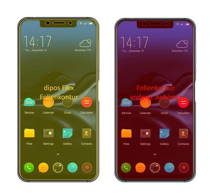 2x 3D Full Cover Schutzfolie für Elephone A4 (1)
