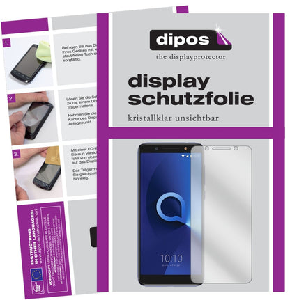 6x Schutzfolie klar für Alcatel 3X Display-Schutzf (1)