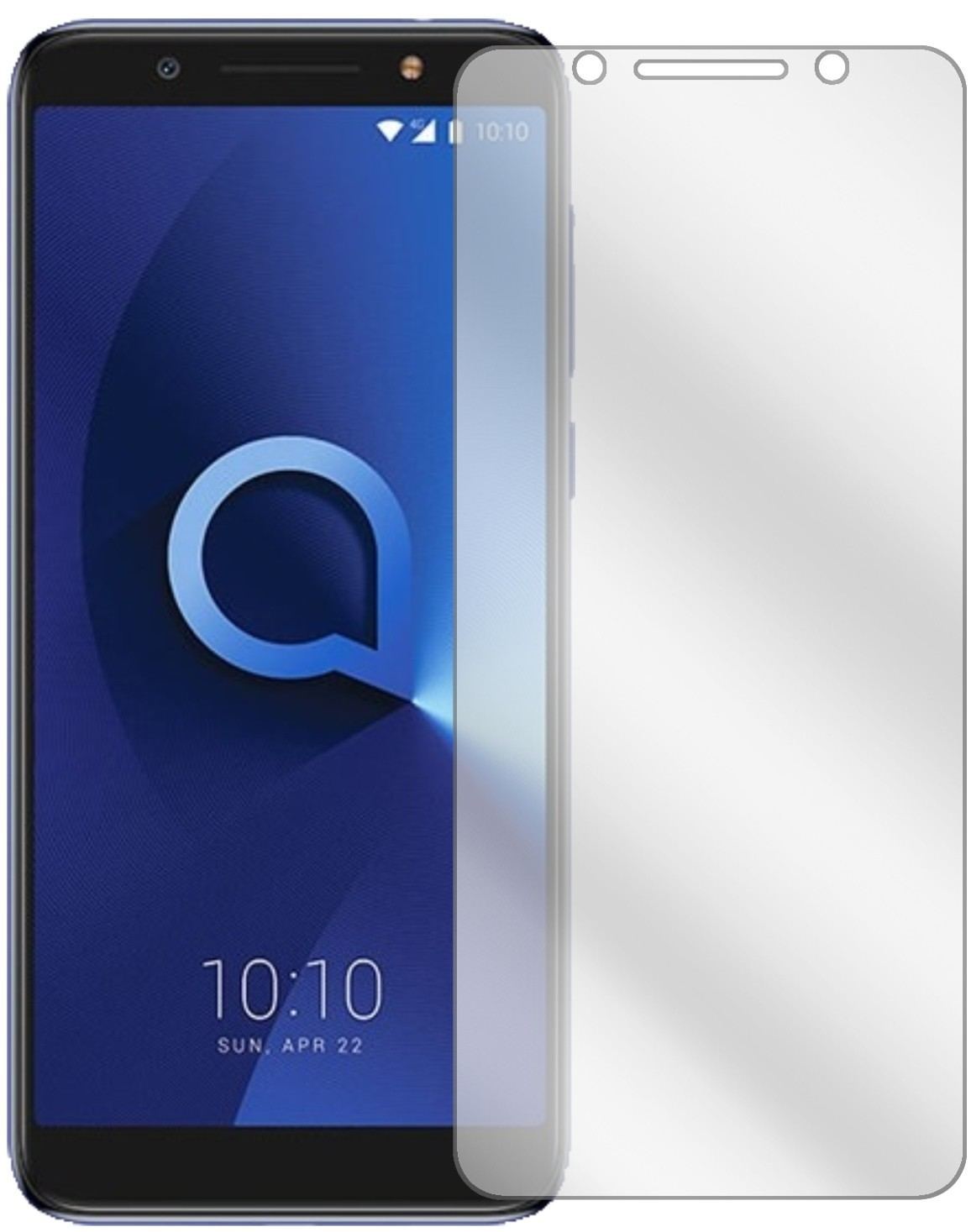 6x Schutzfolie klar für Alcatel 3X Display-Schutzf (2)
