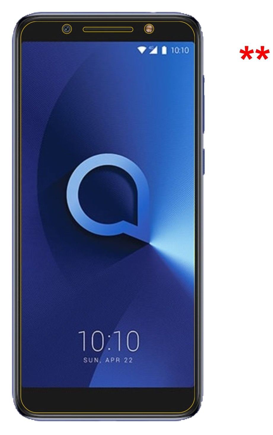6x Schutzfolie klar für Alcatel 3X Display-Schutzf (5)