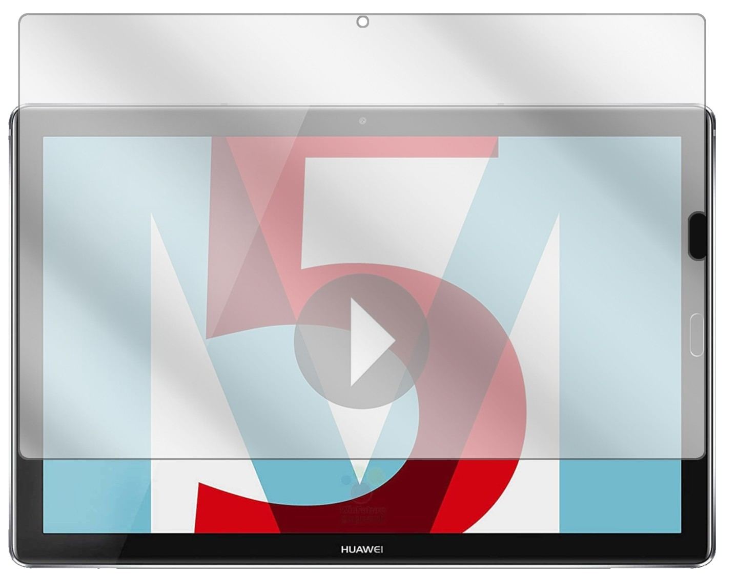 2x Schutzfolie klar für Huawei Mediapad M5 Pro 10  (2)