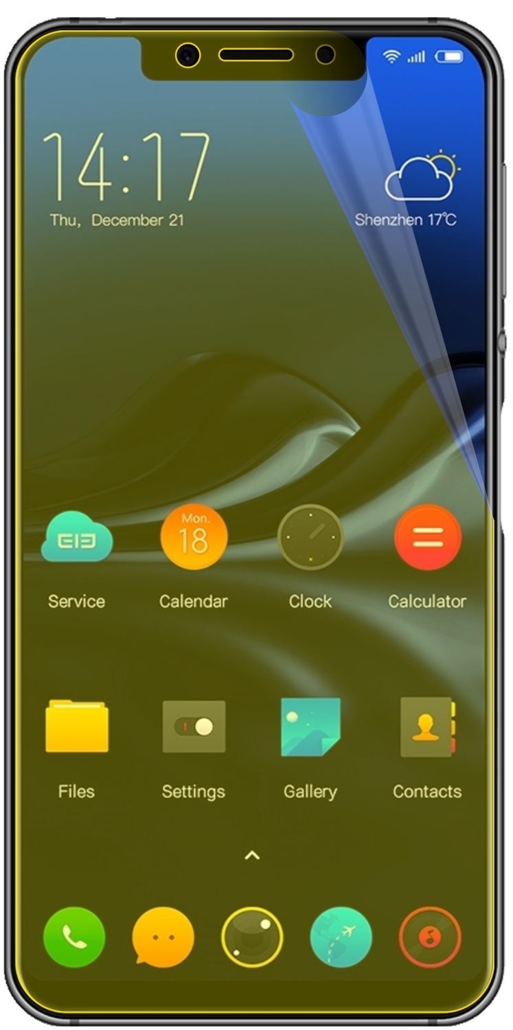 3x 3D Full Cover Schutzfolie für Elephone A4 (3)