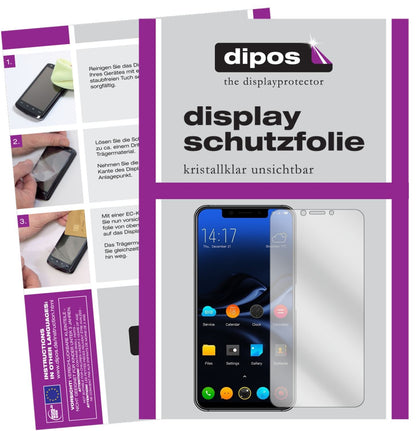 6x Schutzfolie klar für Elephone A4 Display-Schutz (1)