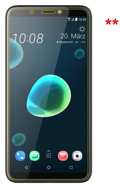4x Schutzfolie klar für HTC Desire 12 Display-Schu (5)
