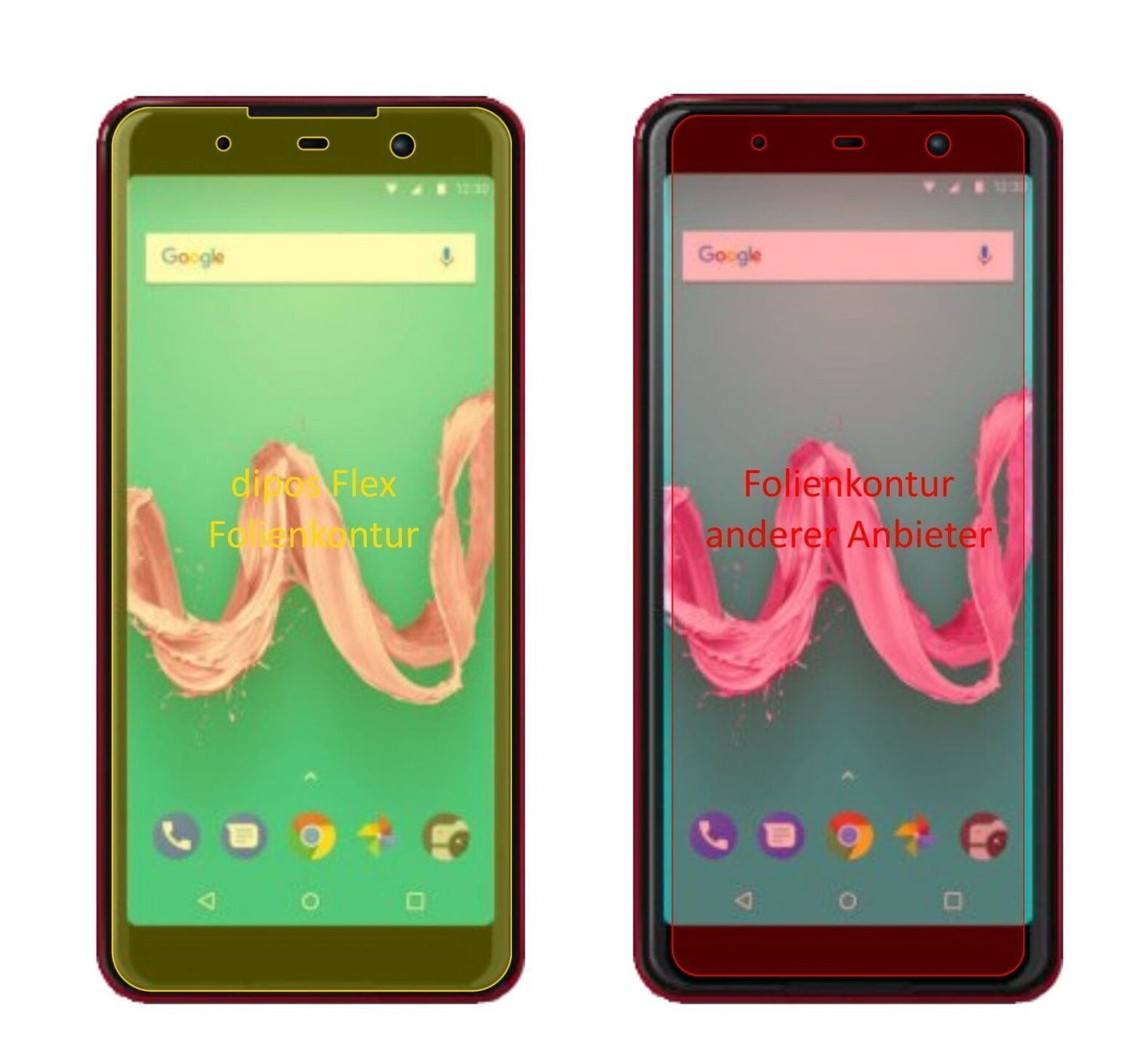 2x 3D Full Cover Schutzfolie für Wiko Lenny 5 (1)