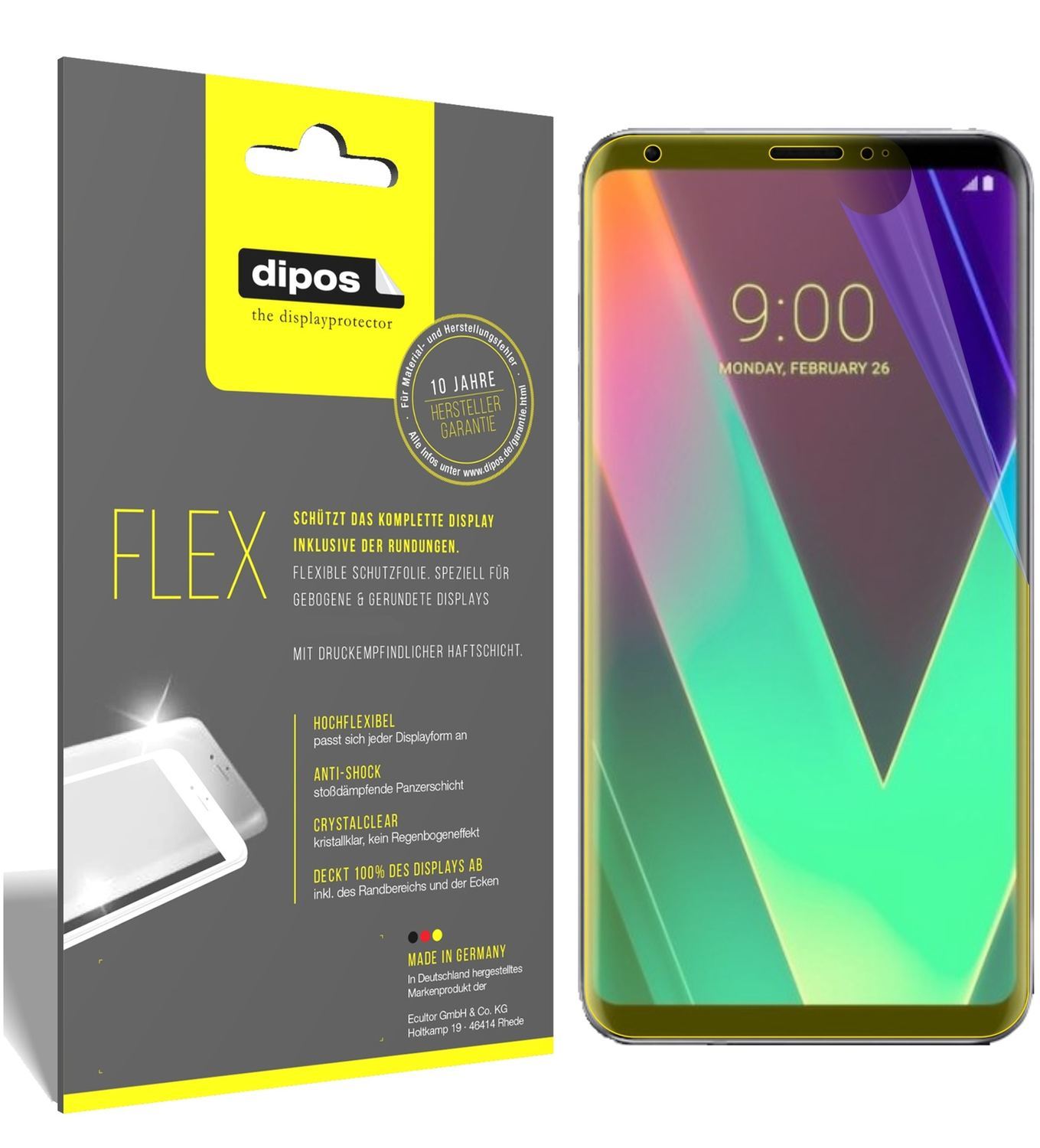 3x 3D Full Cover Schutzfolie für LG V30S+ ThinQ (1)