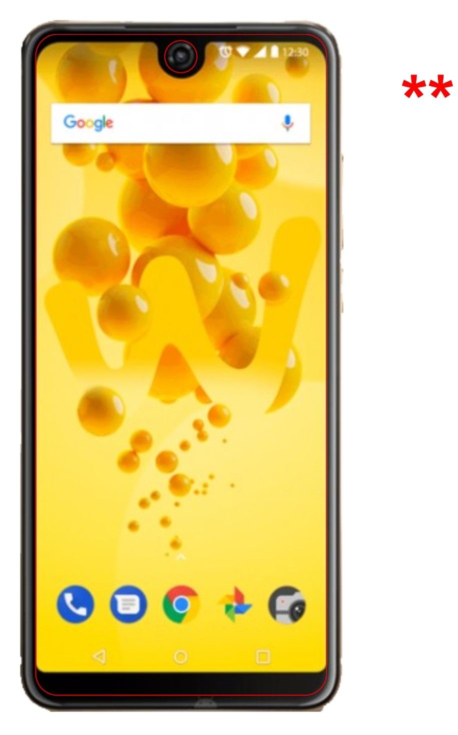 Blickschutzfolie für Wiko View 2 Pro matt Schutzfo (5)