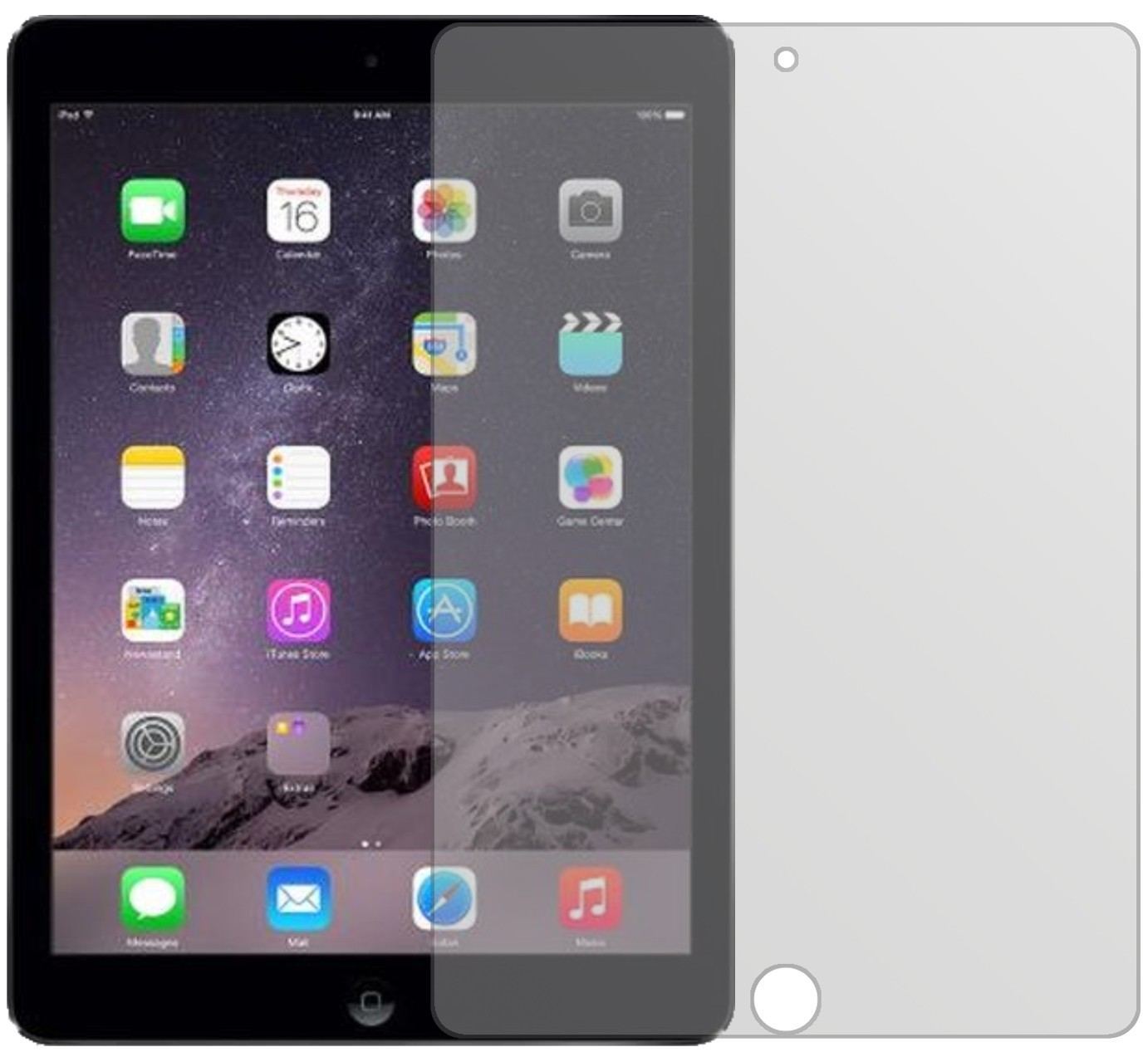 2x Schutzfolie matt für Apple iPad (2018) Display- (2)
