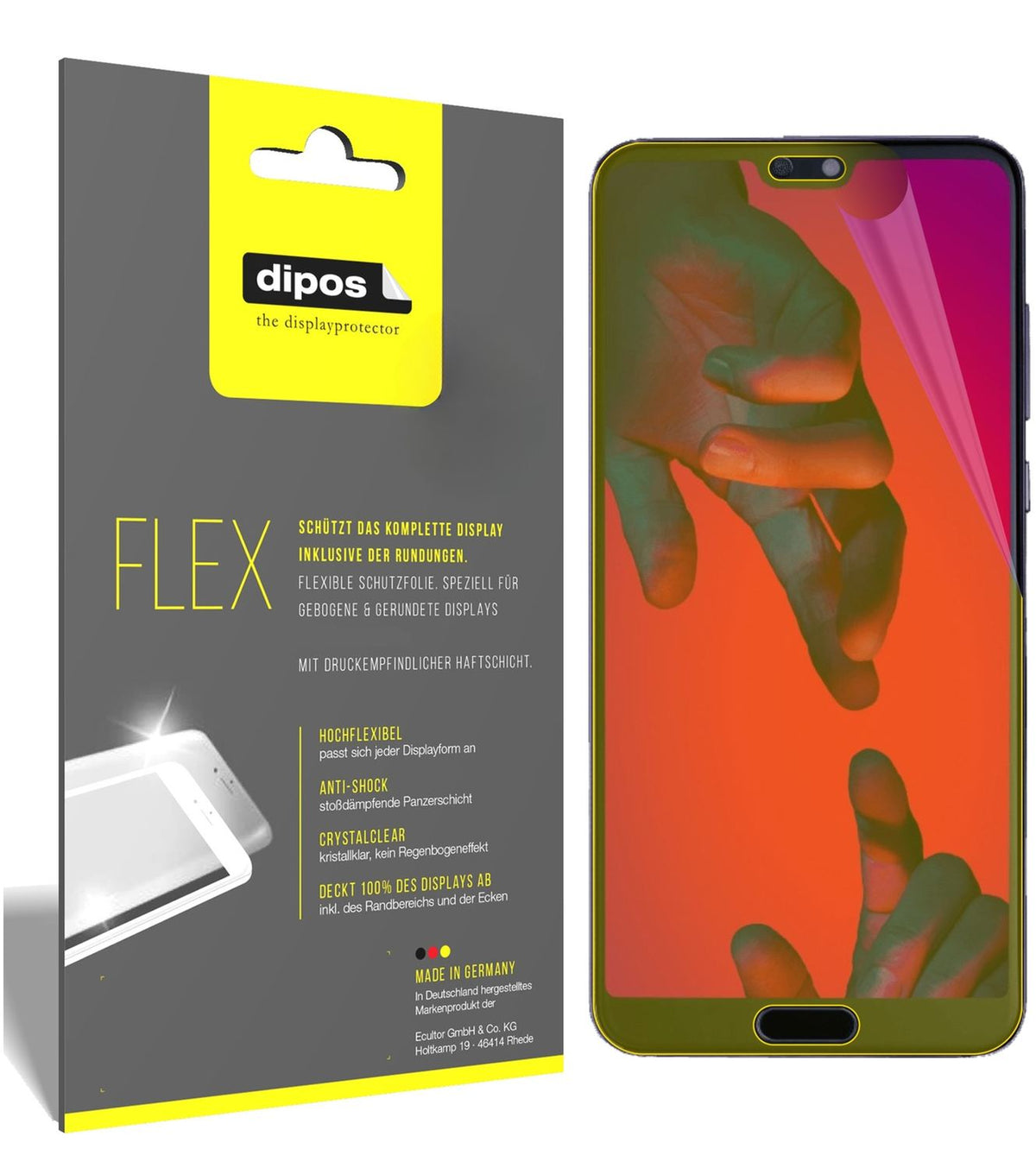 3x 3D Full Cover Schutzfolie für Huawei P20 Pro (1)