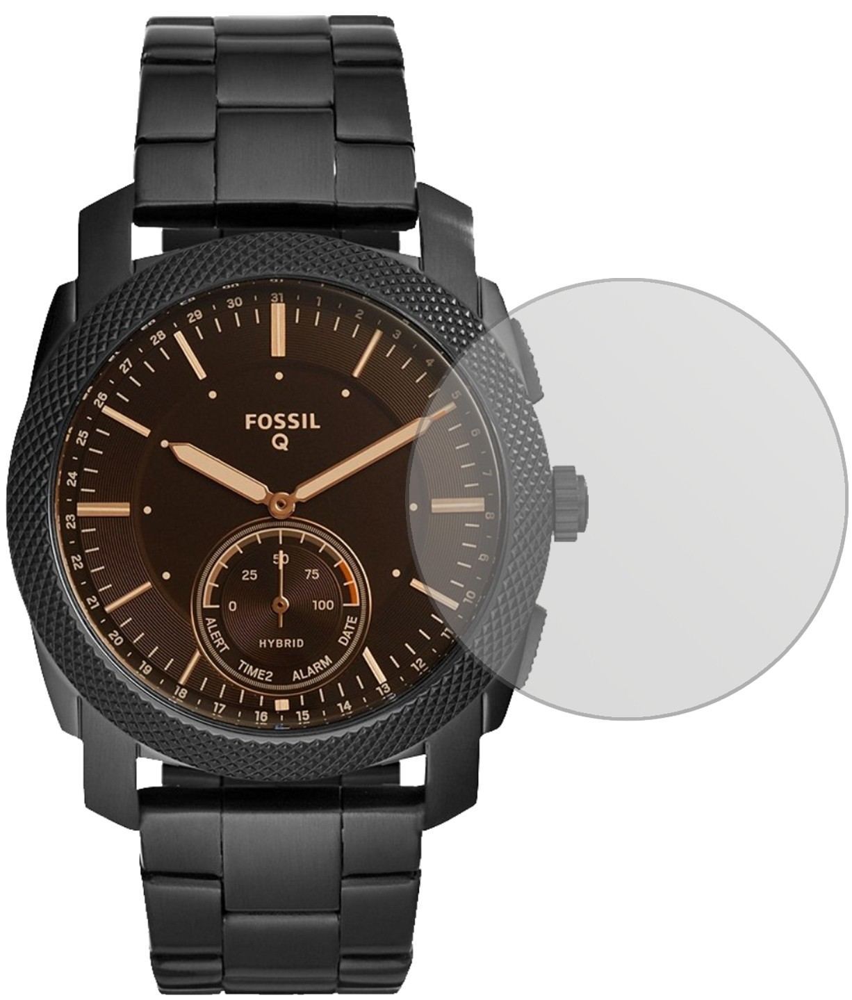 6x Schutzfolie matt für Fossil Q Machine Display-S (2)