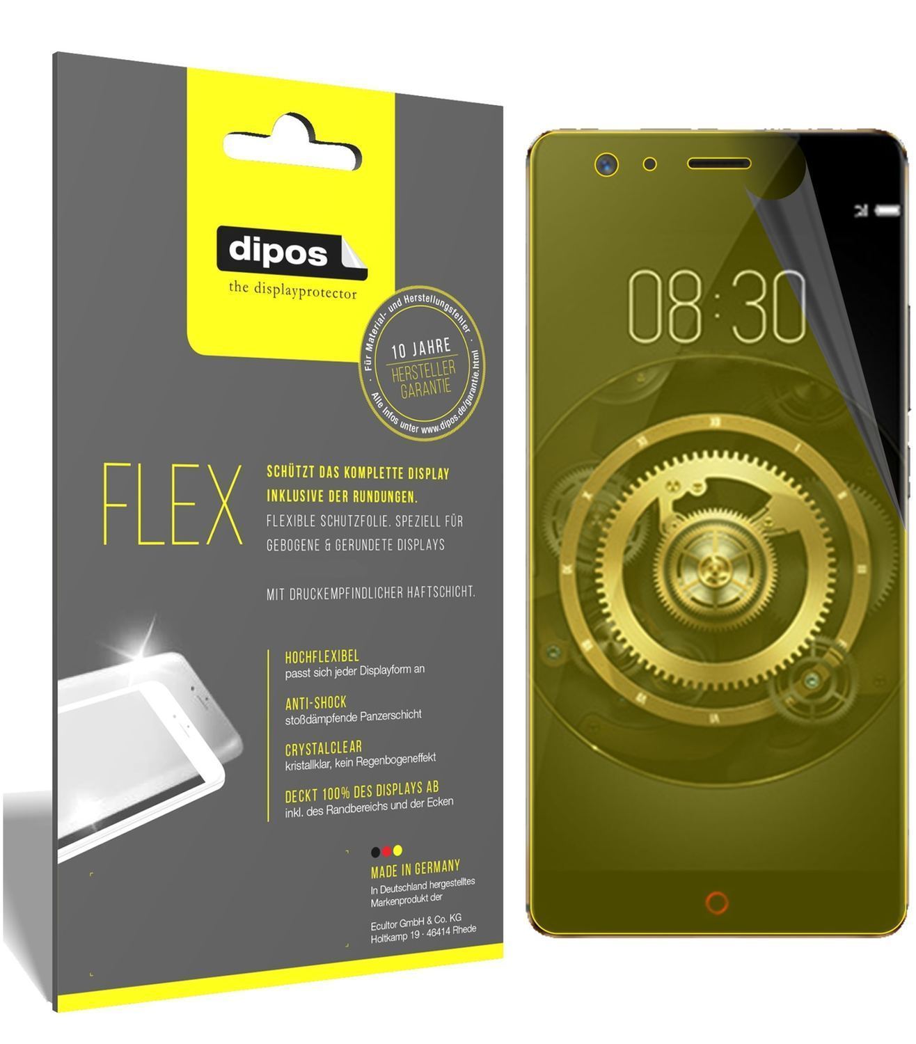 3x 3D Full Cover Schutzfolie für ZTE Nubia Z17 Lit (1)