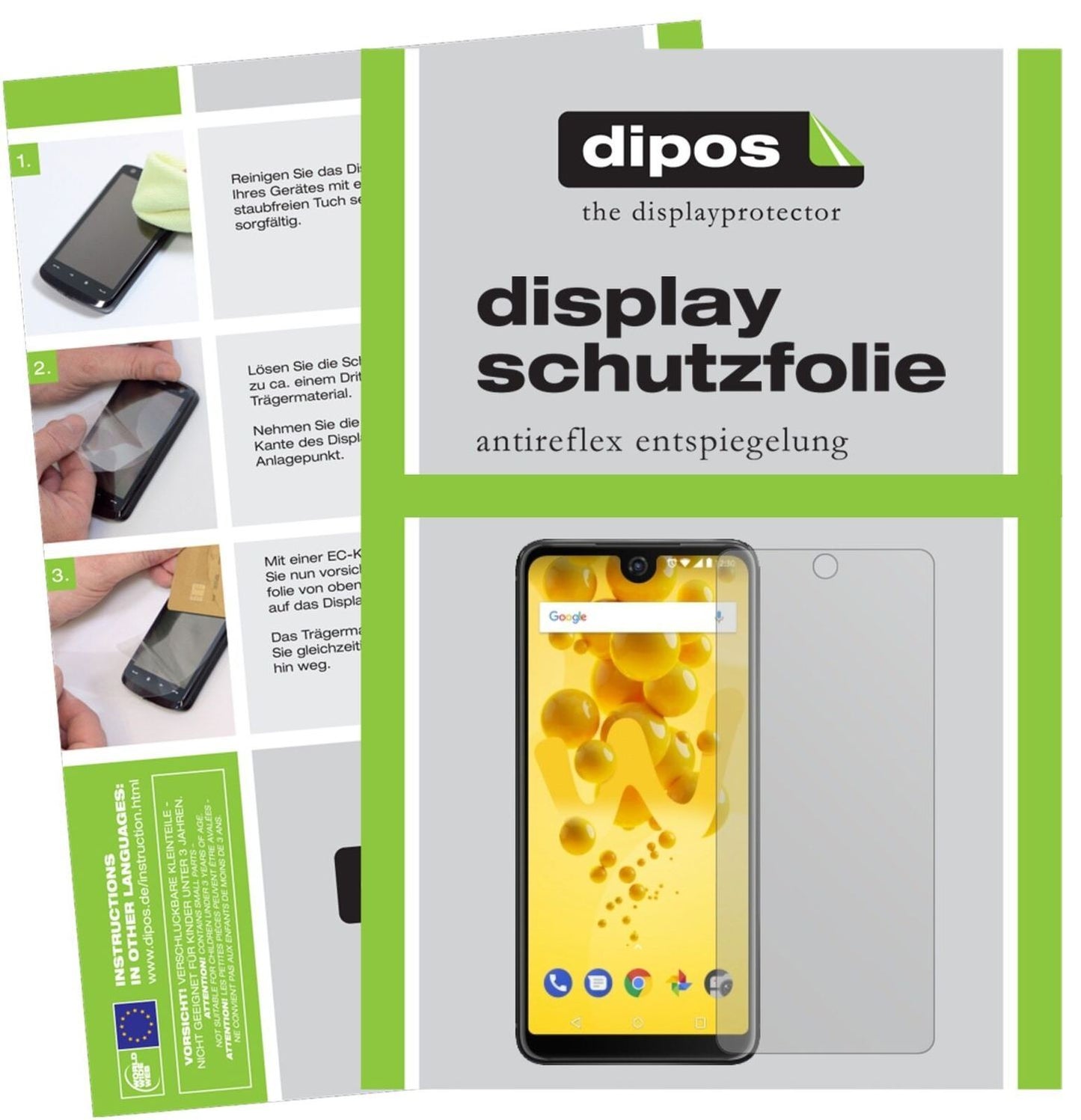 5x Schutzfolie matt für Wiko View 2 Display-Schutz (2)
