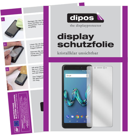 2x Schutzfolie klar für Wiko Tommy 3 Display-Schut (1)