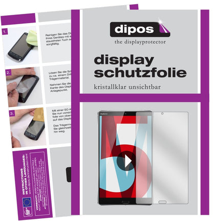 1x Schutzfolie klar für Huawei Mediapad M5 8 Zoll  (2)