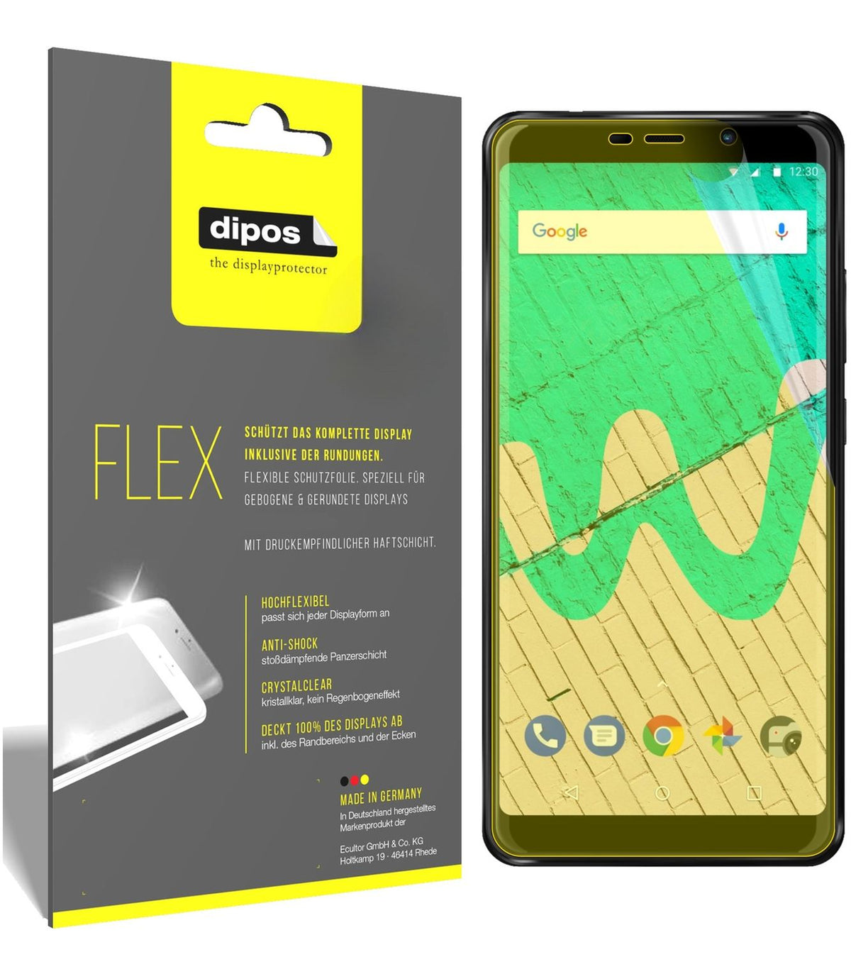 3x 3D Full Cover Schutzfolie für Wiko View Max (1)