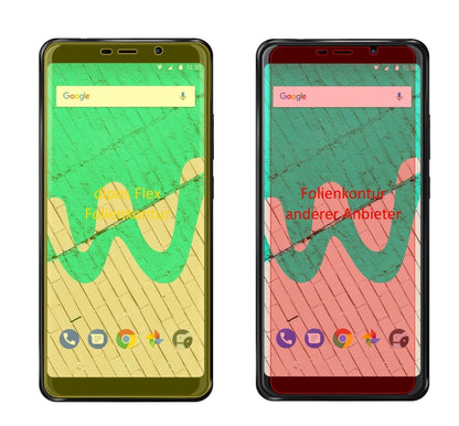 3x 3D Full Cover Schutzfolie für Wiko View Max (2)