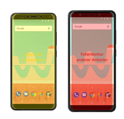 2x 3D Full Cover Schutzfolie für Wiko View Go (1)