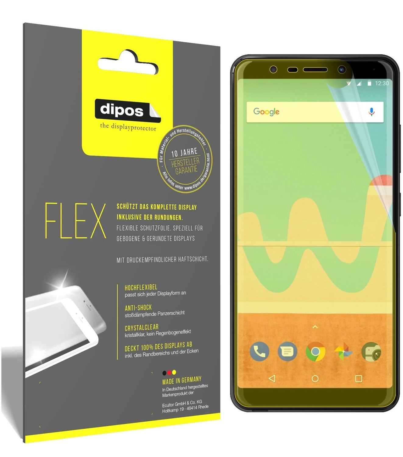 2x 3D Full Cover Schutzfolie für Wiko View Go (2)
