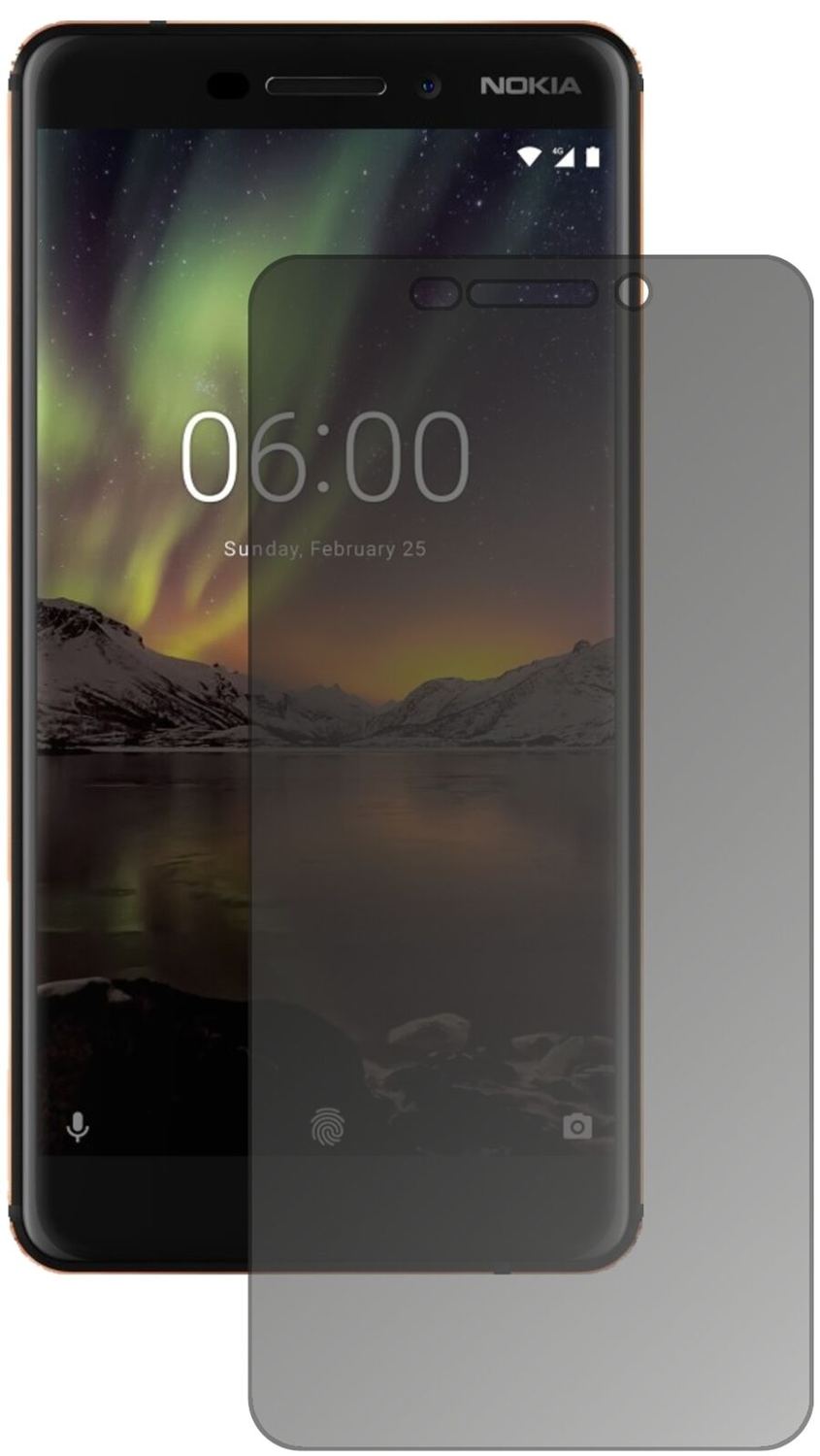 Blickschutzfolie für Nokia 6 (2018) matt Schutzfol (1)