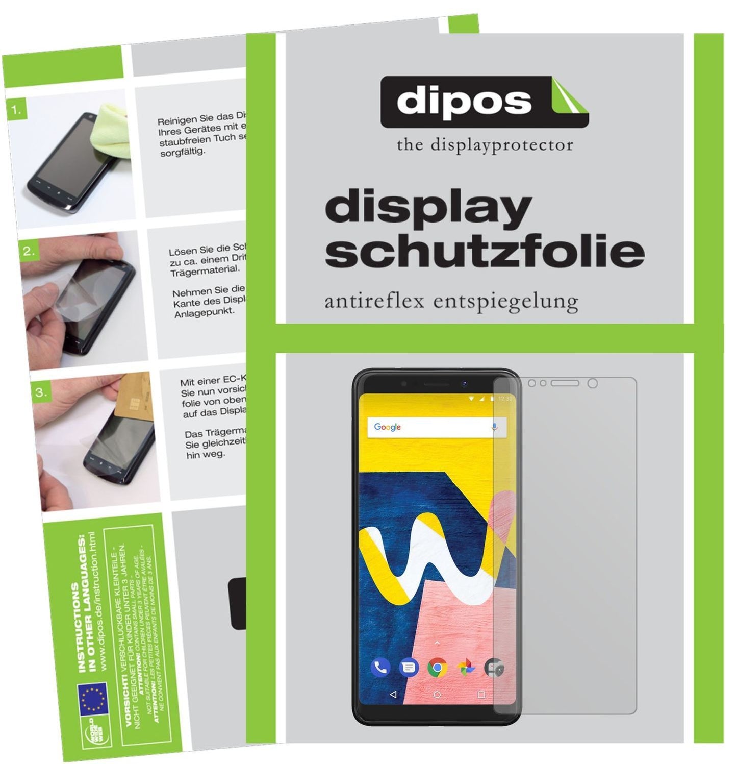 6x Schutzfolie matt für Wiko View Lite Display-Sch (1)