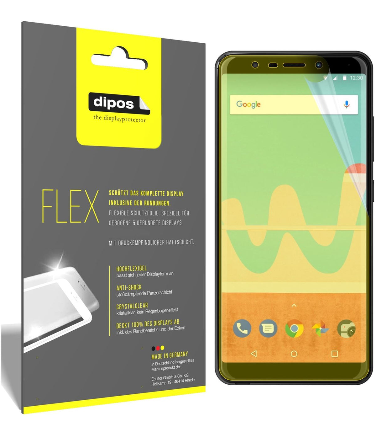 3x 3D Full Cover Schutzfolie für Wiko View Go (1)