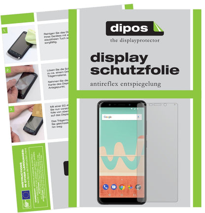 2x Schutzfolie matt für Wiko View Go Display-Schut (1)