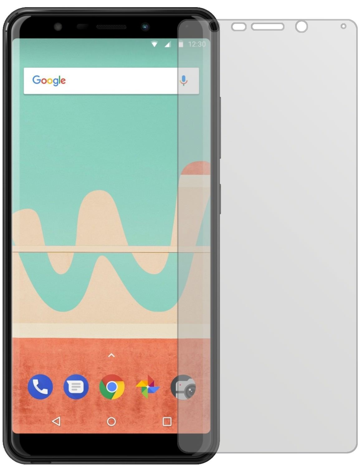 2x Schutzfolie matt für Wiko View Go Display-Schut (2)