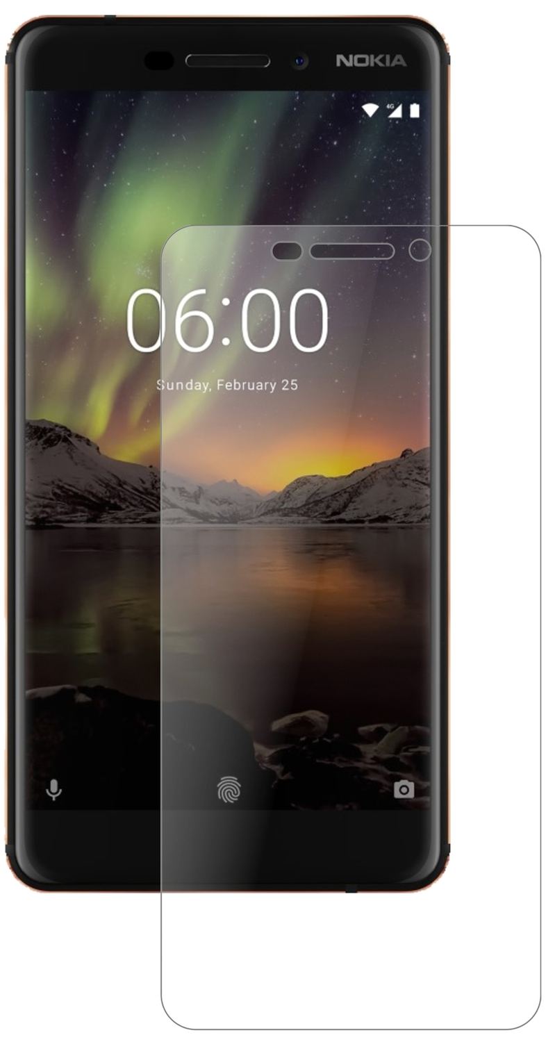 2x 9H Schutzfolie matt für Nokia 6 (2018) Panzerfo (2)