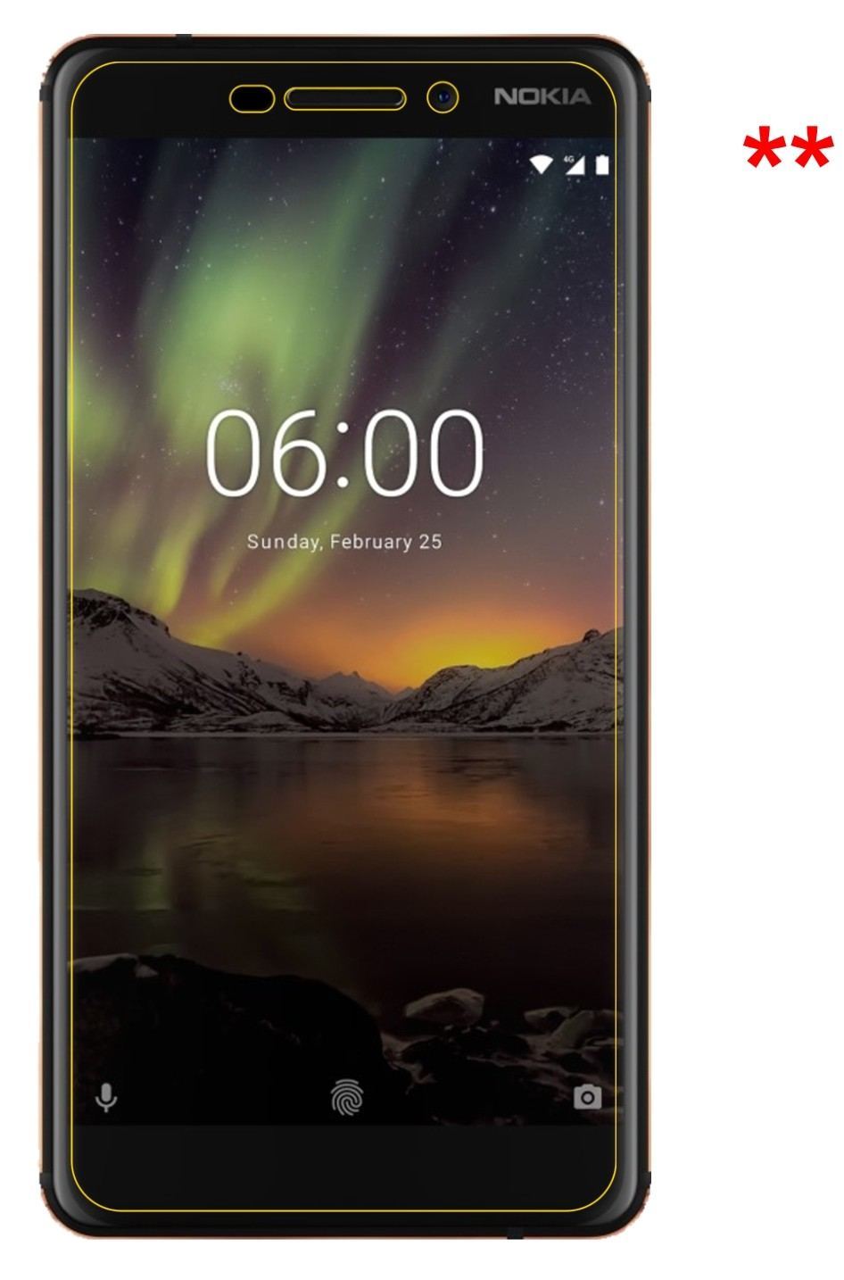 2x 9H Schutzfolie matt für Nokia 6 (2018) Panzerfo (9)