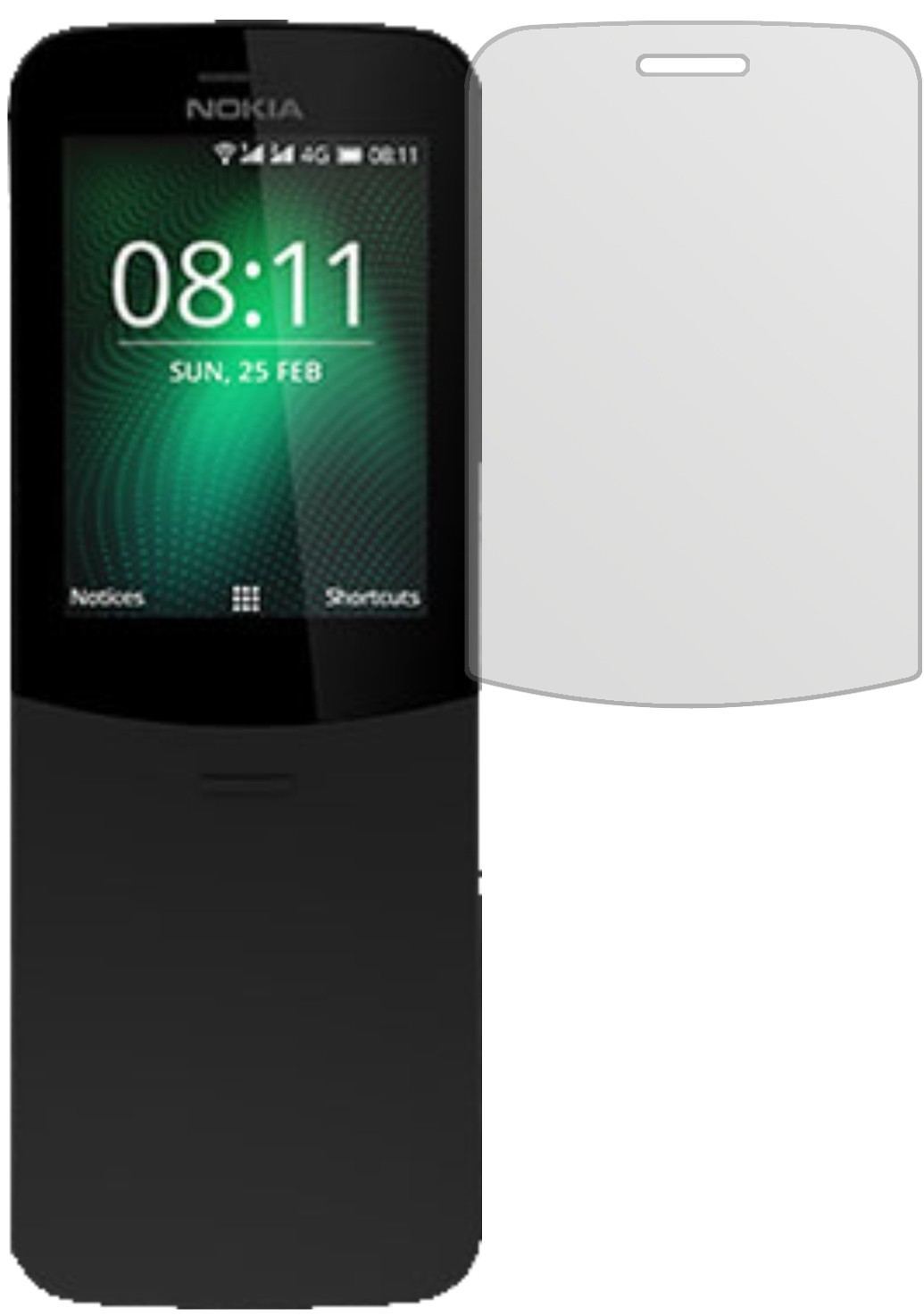 6x Schutzfolie matt für Nokia 8810 Display-Schutzf (2)