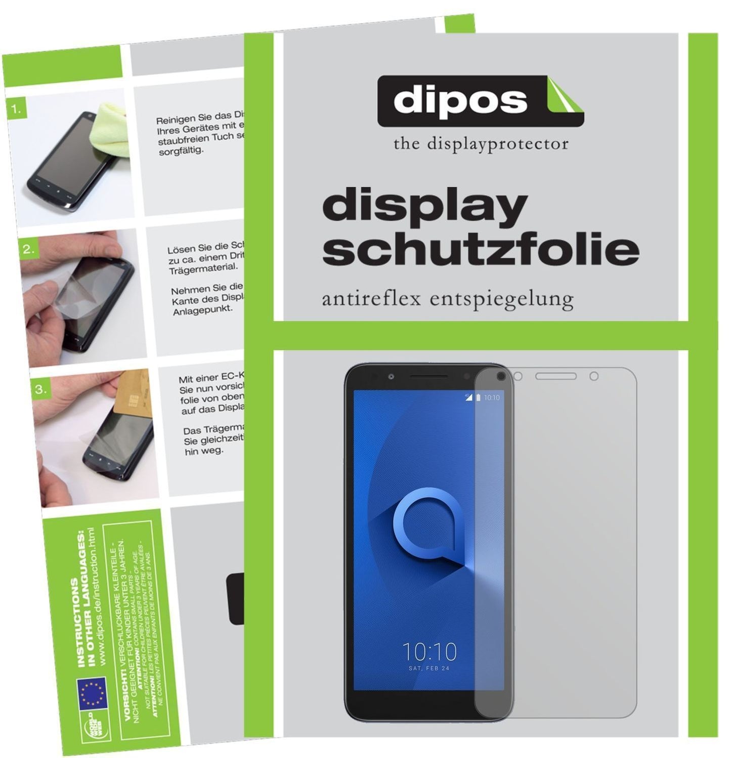 6x Schutzfolie matt für Alcatel 1X Display-Schutzf (1)