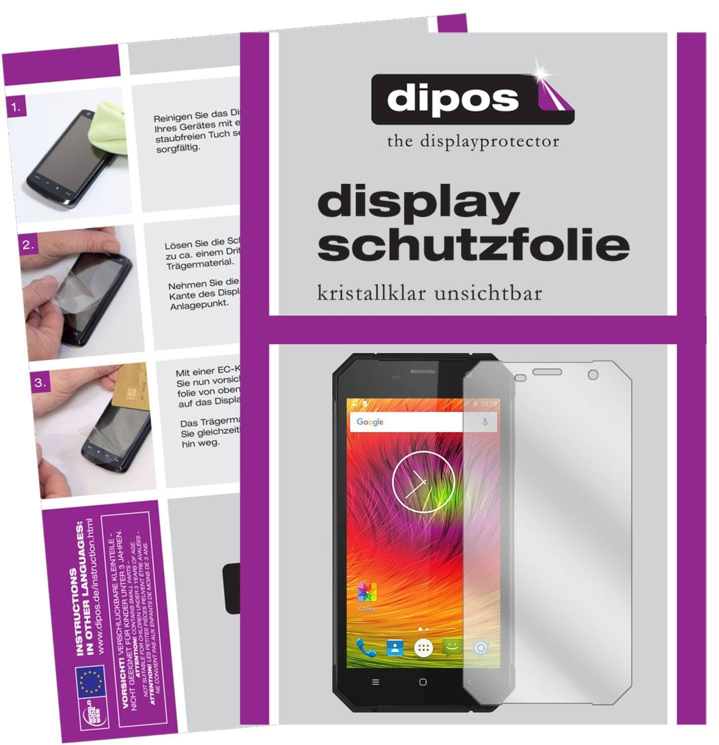 6x Schutzfolie klar für Nomu M6 Display-Schutzfoli (1)