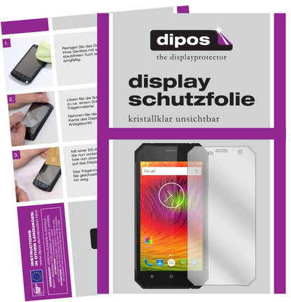 6x Schutzfolie klar für Nomu M6 Display-Schutzfoli (1)