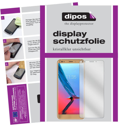 5x Schutzfolie klar für ZTE Blade V9 Vita Display- (2)
