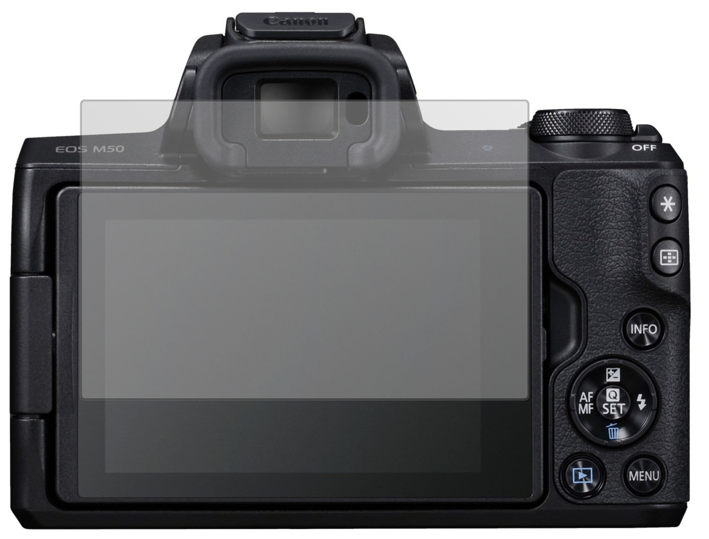 6x Schutzfolie matt für Canon EOS M50 Display-Schu (2)