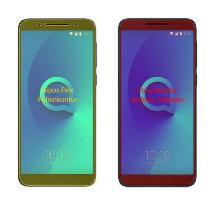 3x 3D Full Cover Schutzfolie für Alcatel 3V (2)