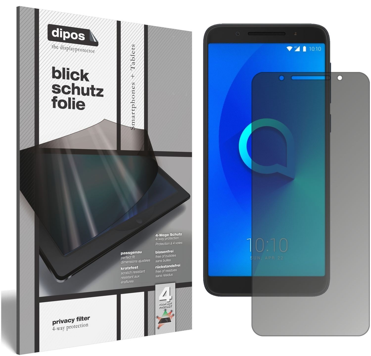 Blickschutzfolie für Alcatel 3V matt Schutzfolie P (1)