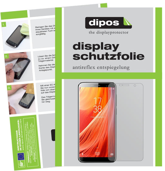 2x Schutzfolie matt für HOMTOM S7 Display-Schutzfo (1)