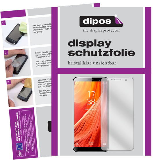2x Schutzfolie klar für HOMTOM S7 Display-Schutzfo (1)